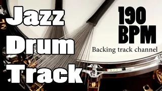 Jazz Drum Loop - Brushes - 190 BPM - Medium Fast Swing