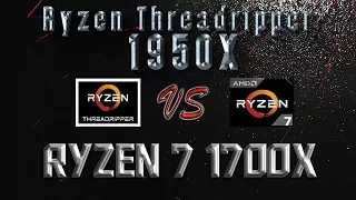 Ryzen Threadripper 1950X vs Ryzen 7 1700X Benchmarks | Gaming Tests | Office & Encoding CPU Review