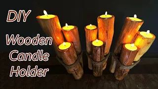 How to make a Wooden Tea Candle Holder ( DIY Candle Holder)