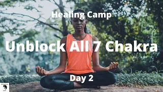 Unblock All 7 Chakras Guided Meditation - Healing Camp - Day 2 - 1 Hour
