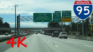 ⁴ᴷ Interstate 95 (Metro Jacksonville, FL) southbound [4K VIDEO]