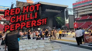 Red Hot Chilli Peppers Concert!! | Levi Stadium Field level experience