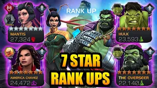 NEW 7 Star Champion Rank Ups & Revealing My 6 Star Ascended Champion! - Marvel Contest Of Champions
