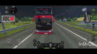 Bus simulator ultimate gameplay pls like subscribe new Delhi to Agra