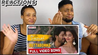 African Couple Reacts To #AlaVaikunthapurramuloo - ButtaBomma Full Song| Allu Arjun | Thaman S |..