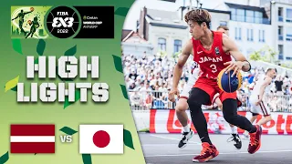 Latvia v Japan | Men | Highlights | Crelan FIBA 3x3 World Cup 2022