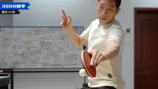 Running some numbers with Xu Xin's slow motion topspin