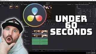 Davinci Resolve 18: How to Create TikTok and YouTube Shorts in Under 60 Seconds!