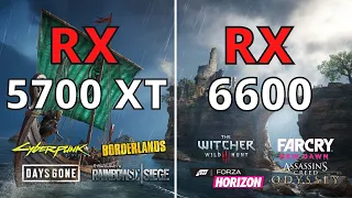 RX 5700 XT VS RX 6600 - TEST IN 1080p 1440p