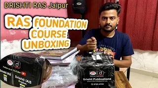 Drishti RAS FOUNDATION NOTES Unboxing 🎁!! Hindi! Ras pre! #drishti #ras #rpsc