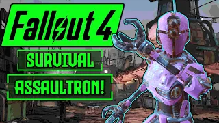 Can I Beat Fallout 4 Survival Difficulty as an Assaultron?! | Fallout 4 Survival Challenge!