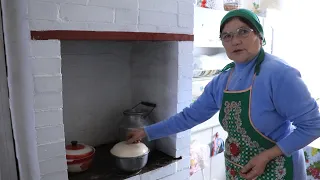 В деревне у мамы приготовили невероятно вкусную КАТЛАМУ.