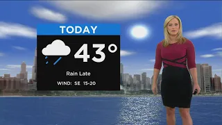 Chicago First Alert Weather: Mostly cloudy day with rain Tuesday night