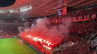 Bayer 04 Leverkusen, Pyroshow im EL-Halbfinale gegen AS Rom