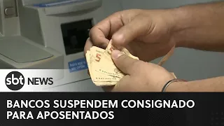 Bancos anunciam suspensão de empréstimo consignado para aposentados | #SBTNewsnaTV (17/03/23)