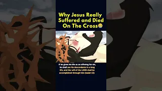 Why Jesus Really Suffered And Was Crucified 😭😢 #shorts #youtube #catholic #crucifixion #jesus #fyp