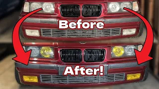 E36 French (Yellow) Headlight Conversion (Step-by-Step Guide)