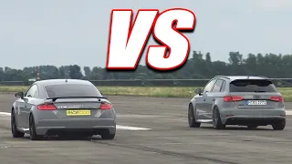 AUDI RS3 vs TT RS vs GOLF R - DRAG RACE!