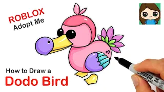 How to Draw a Dodo Bird | Roblox Adopt Me Pet