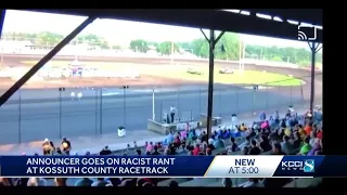 Midwest raceway announcer on leave after racist comments during event