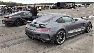 Porsche 911 Turbo S vs Mercedes-AMG GT vs Mercedes-AMG C63s