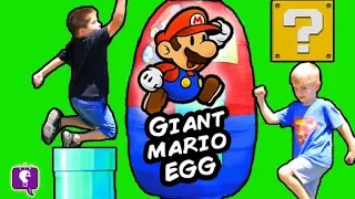 Giant SUPER MARIO Surprise Egg with Nintendo Toys