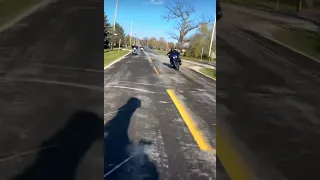 Mile Long Harley Burnout!!!😱