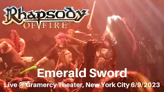 Rhapsody of Fire - Emerald Sword LIVE @ Sold Out Gramercy Theater New York City NY 6/9/2023