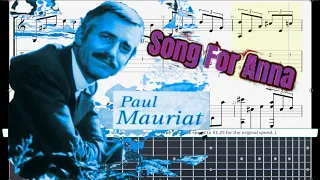 (Best Guitar Lesson) Paul Mauriat - Song For Anna (slow speed for lesson)