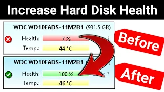 How to check hard disk health || Hard disk health repair || How to increase hard disk health