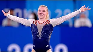 Jade Carey Bounces Back to Win Gold in Floor Exercise