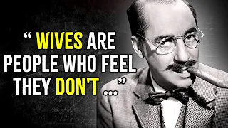 Groucho Marx Quotes: The Master of Wit and Humor in Memorable Quotes