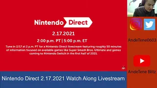 Nintendo Direct 2.17.2021 Reaction Livestream