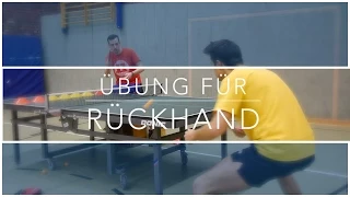 Balleimer Übung Rückhand Topspin & Konter - Verschiedene Distanzen - TT Helden