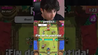 BENIJU REACCIONA A PREDICT DE SU RIVAL EN CLASH ROYALE