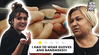 We confront a nail salon with bad reviews. ‘I had to wear gloves and use bandages’ | 1-Star New York