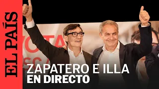 DIRECTO | Zapatero y Salvador Illa intervienen en un acto de campaña en Girona | EL PAÍS