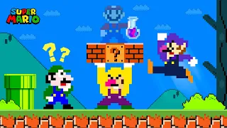 Super Mario Bros. but Using INVISIBLE To Cheat In Mario HIDE N' SEEK | Game Animation