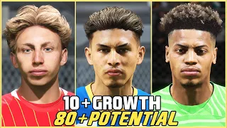 FIFA 23 - ALL 10 + GROWTH PLAYERS WITH OVER 80 POTENTIAL!