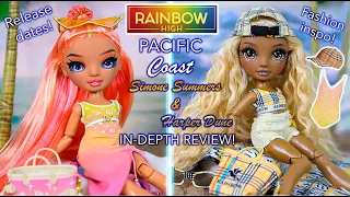 Rainbow High Pacific Coast: Simone Summers & Harper Dune IN-DEPTH REVIEW! *Colorful Beach Dolls*