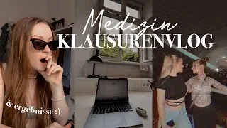 XXL MEDIZIN KLAUSURENVLOG | watch me struggle :') & meine ergebnisse! (bonus: grwm for the weeknd!)