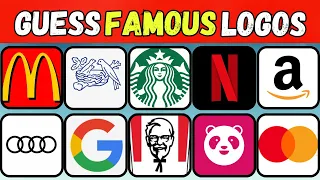Guess The Famous Logo Quiz | Can You Guess The Logo?