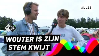 Wouter is zijn stem kwijt op Lowlands 2018 | 3FM Gemist