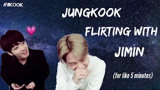 Jungkook Flirting With Jimin For 5 Minutes