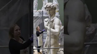 Why is Michelangelo's David statue so famous? David Facts #arthistory #shortsvideo