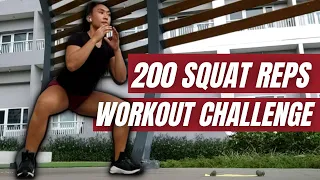 Day 36 200 Reps Challenge *NO EQUIPMENT NEEDED* perfect for making your legs and booty stronger!