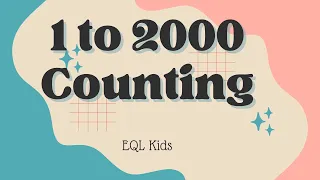 1 - 2000 Numbers| 1 to 1000 | 1 to 100 | Count to 1000 | From 1 to 1000 | Number Count 1 to 1000