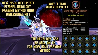 New Farming Gold Method Eternal Heraldry : How To Farm New Heraldry Update November 2023