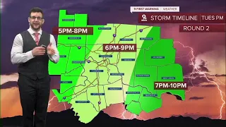 TIMELINE: When to expect Cincinnati severe weather