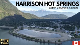 Harrison Hot Springs - 4K Drone Footage - British Columbia, Canada  // Full Time RV Travel